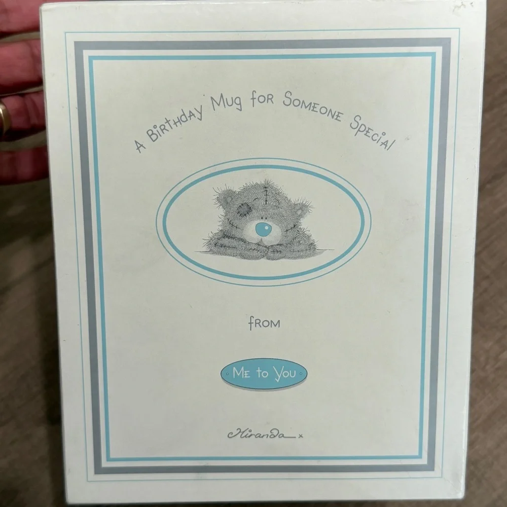 Tatty Teddy UK Fine Bone China Mug in box Birthday Mug Me To You England‎